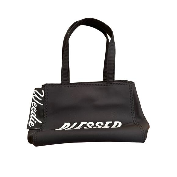Edie Parker - Custom Bodega Bag Blessed in Black & White - Picture 2 of 5